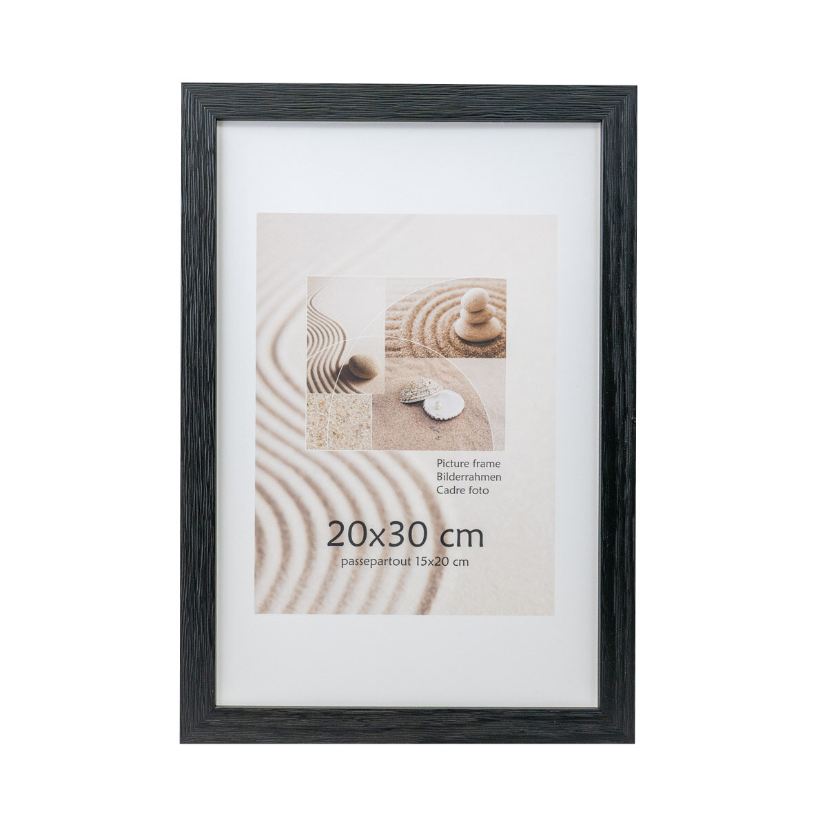 Фоторамка INNOVA 323-590 черная деревянная 20x30 см