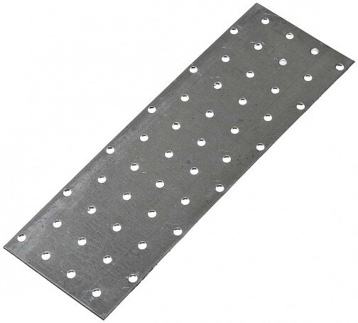 Пластины крепежные 80х240х1,5 (20шт/упаковка перфорированные — фото 1