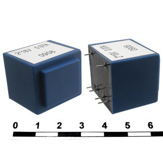 Трансформатор 50гц ТПК-2 (ТПГ-2) 2x12V (RUICHI)