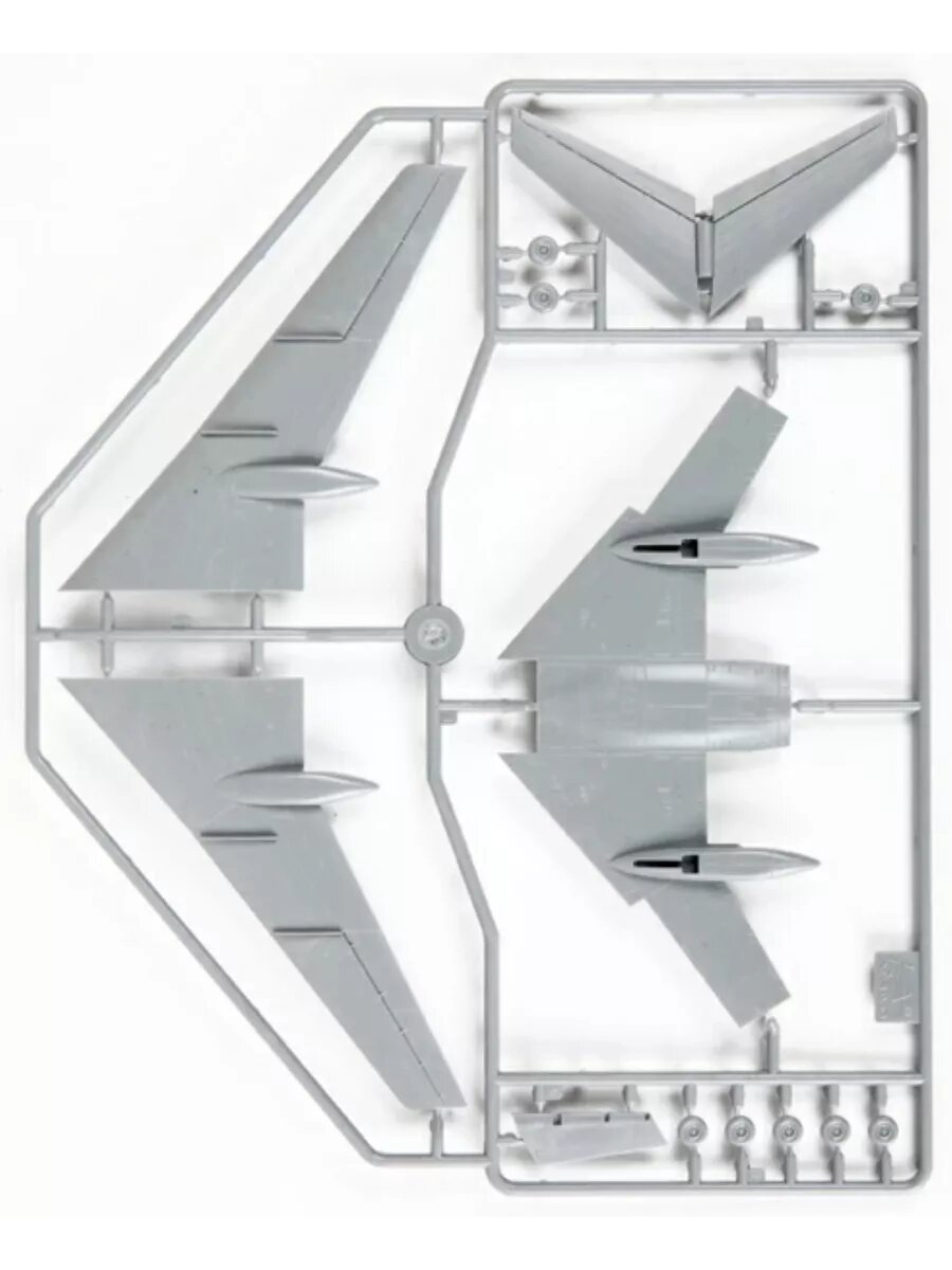 Пасс. авиалайнер "Ту-134" ZVEZDA 58 деталей, масштаб 1:144, сборная модель — фото 1