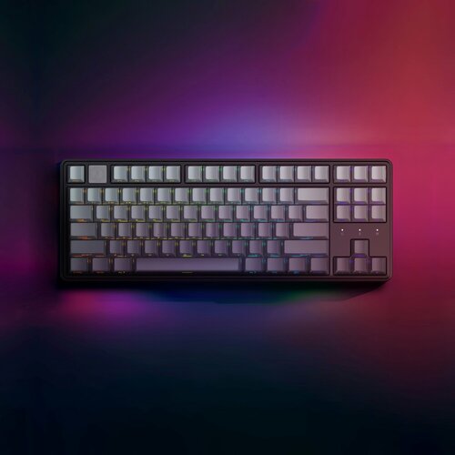 Беспроводная механическая клавиатура iROK NA 87 PRO белый серый черный 8440₽