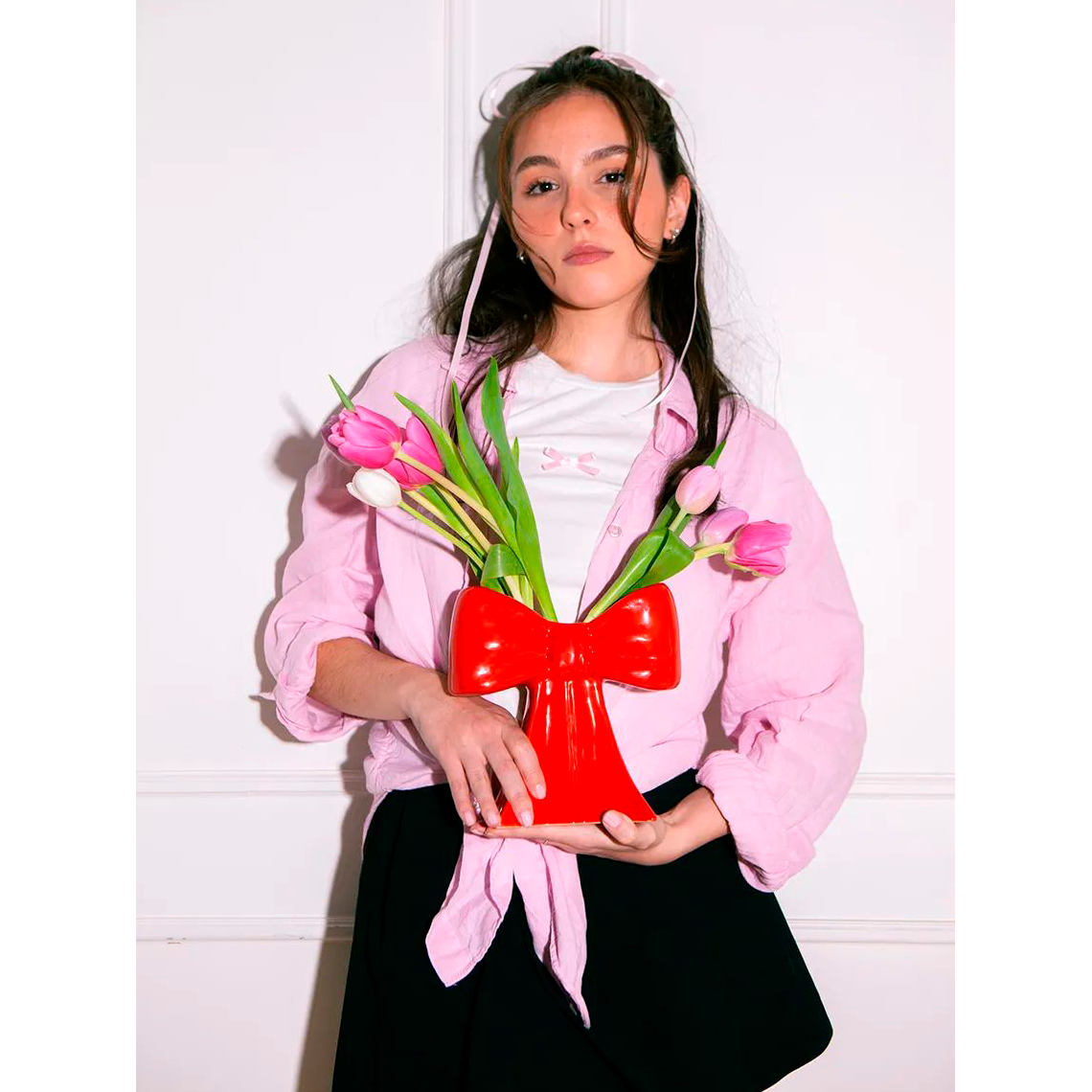 Ваза для цветов DOIY Bow, 20 см — фото 1