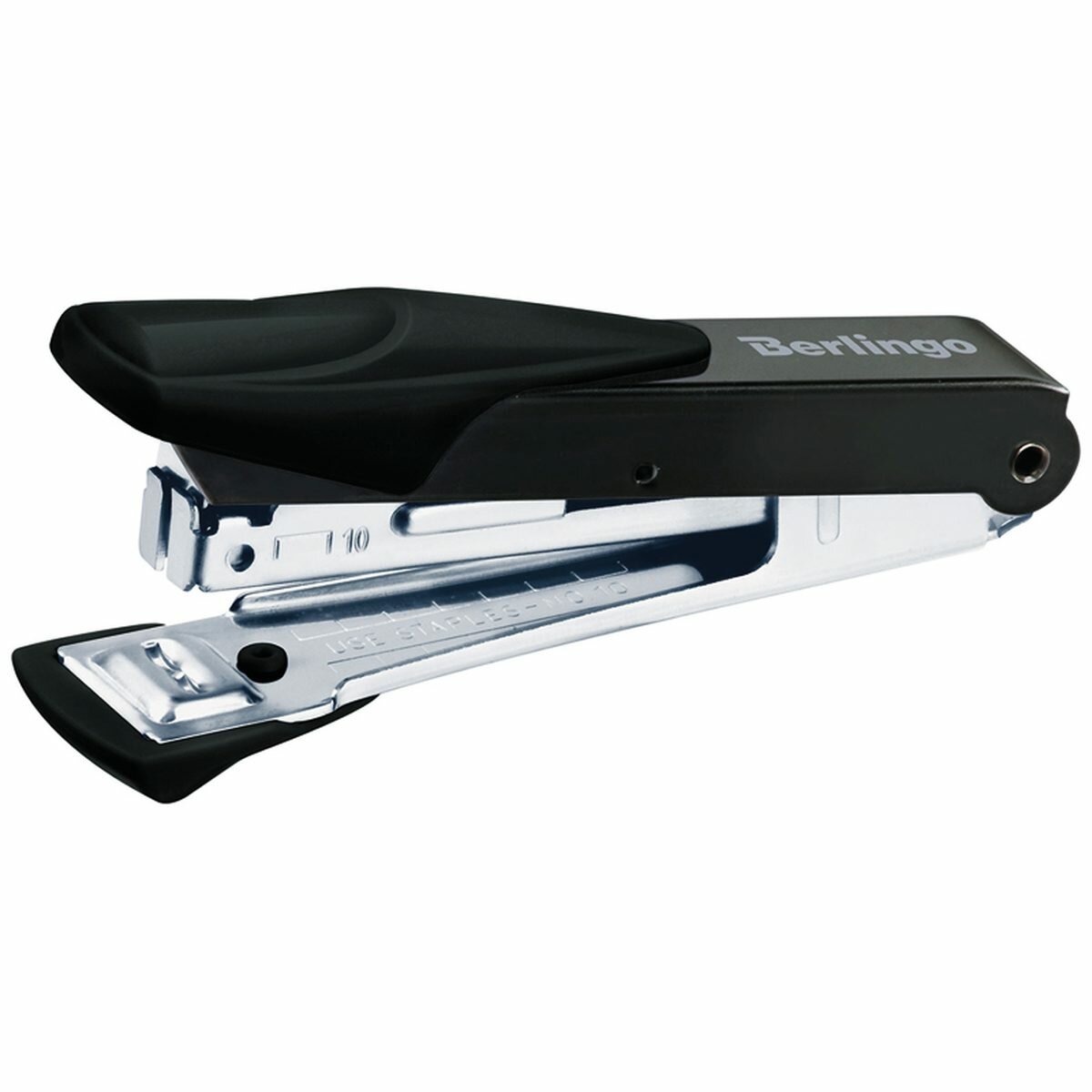 Степлер Berlingo Power TX, №10, до 20 листов, металлический корпус, черный (KSn_20310)