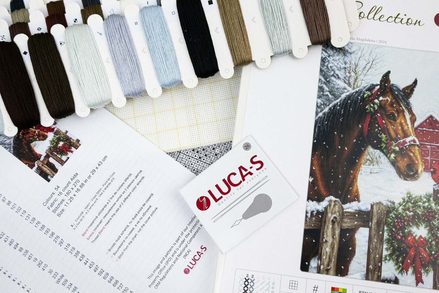 Luca-s Набор для вышивания B710 Праздничное волшебство — фото 1