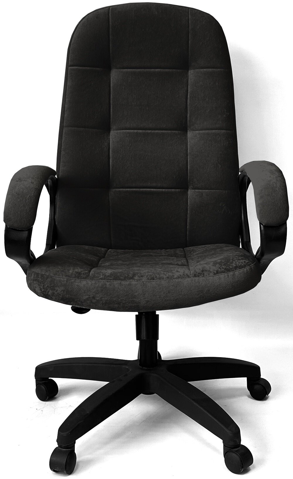 Компьютерное кресло StylChairs Пилот Софт, велюр чёрный