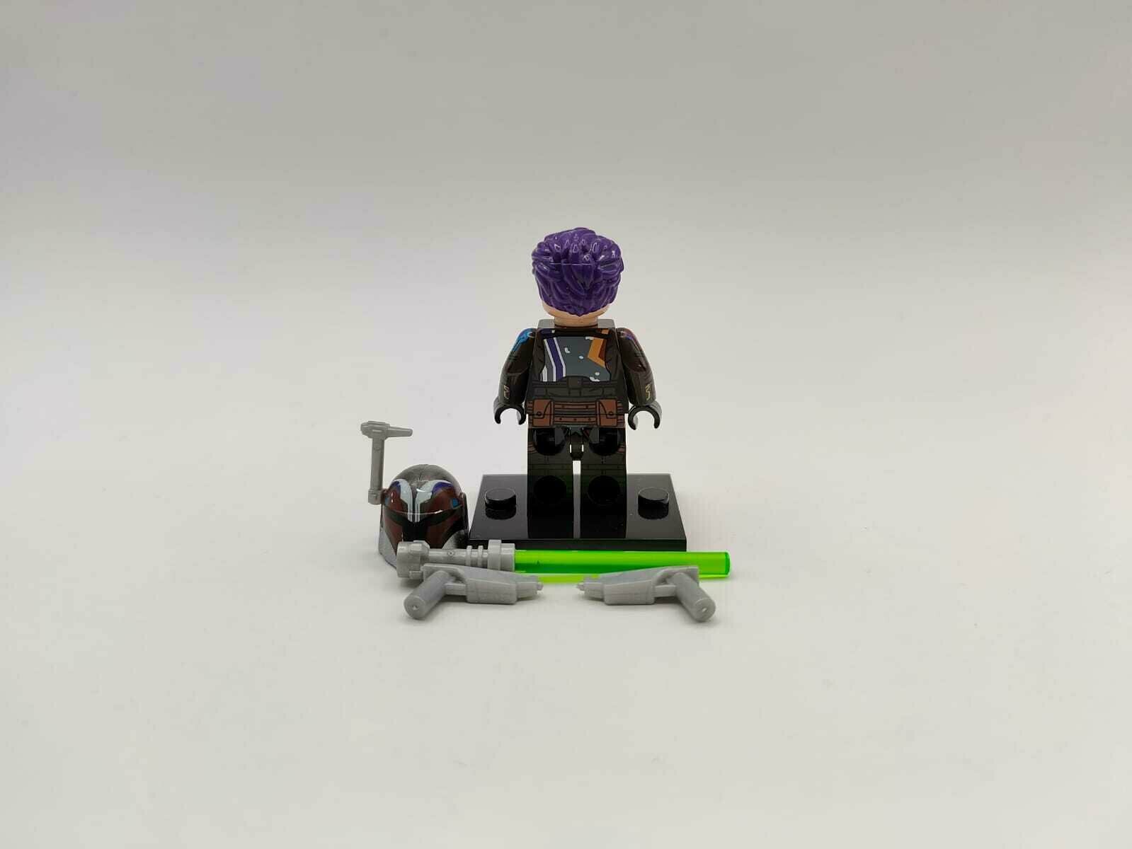 Минифигурка "Сабин Врен версия 2", фигурка серии "Мандалорцы" Star Wars, совместима с конструкторами Lego — фото 1