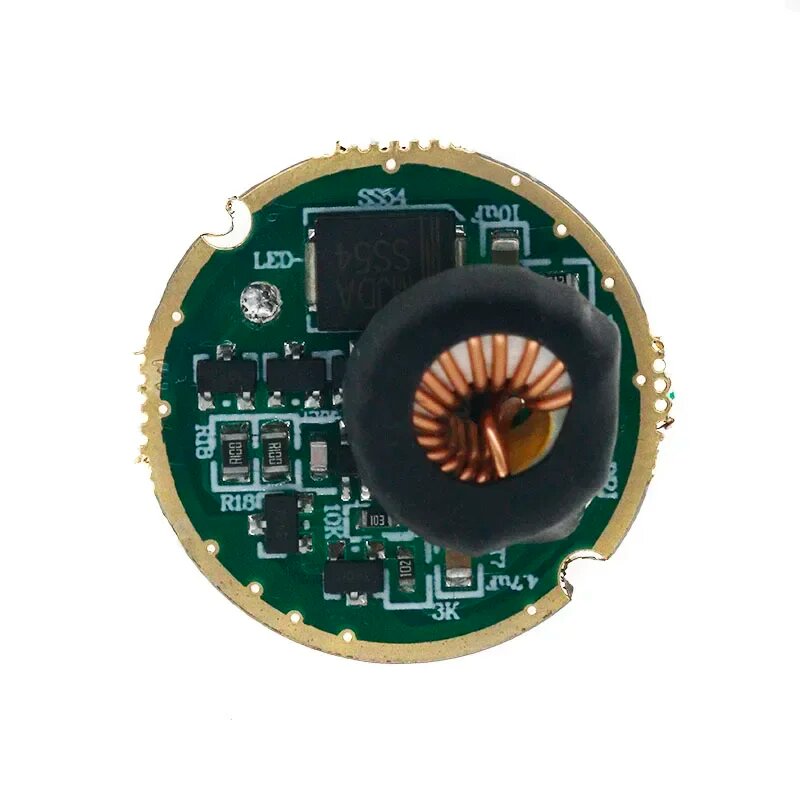 Драйвер плата 6-12В для светодиодов XHP50 XHP70 fifth gear 26mm