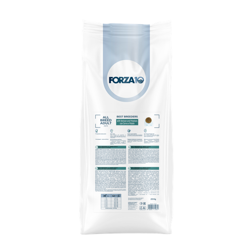 Forza10 Best Breeders All Breed Adult сухой корм для взрослых собак всех пород с олениной и картофелем - 20 кг