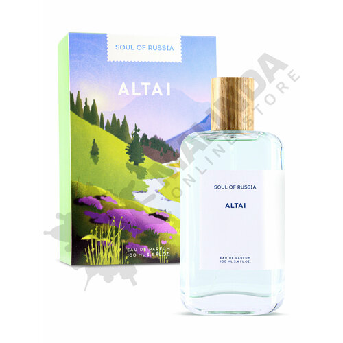 Парфюмерная вода Soul Of Russia Altai ПВ, мужские зеленые ноты, 100 мл