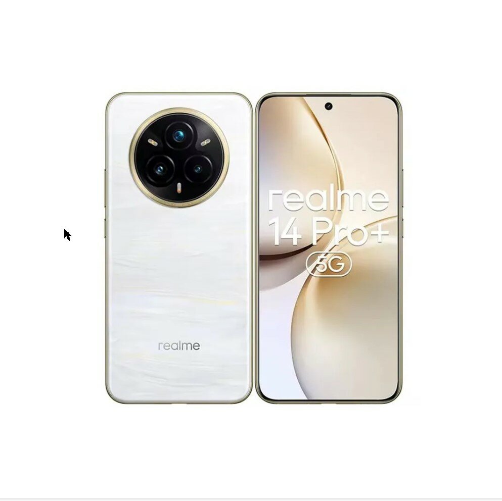 Смартфон Realme 14 Pro+, 12/512, Ru, РСТ ЕАС, Жемчужно - Белый