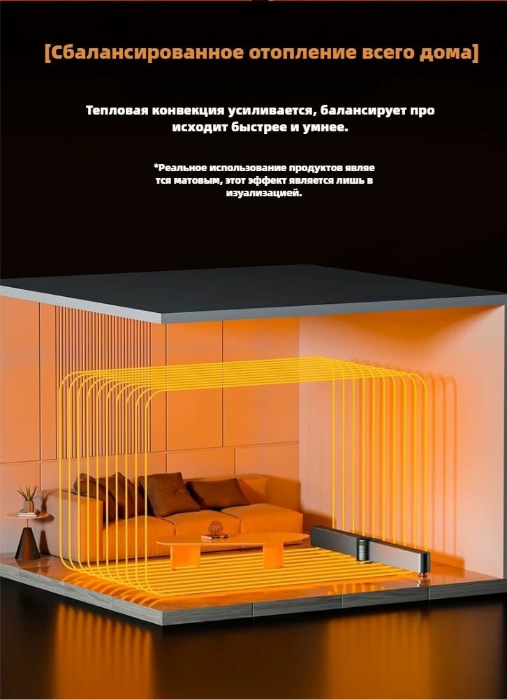 Плинтусные Обогреватели Германия CIH180 Graphene Home Heater Складной Энергосберегающий Плинтусный Электрический Нагреватель