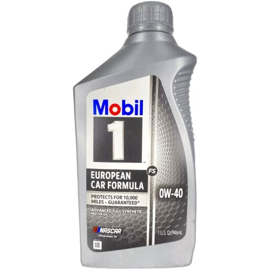 Моторное масло Mobil -1 0W-40 синтетическое 0.946 л (США)