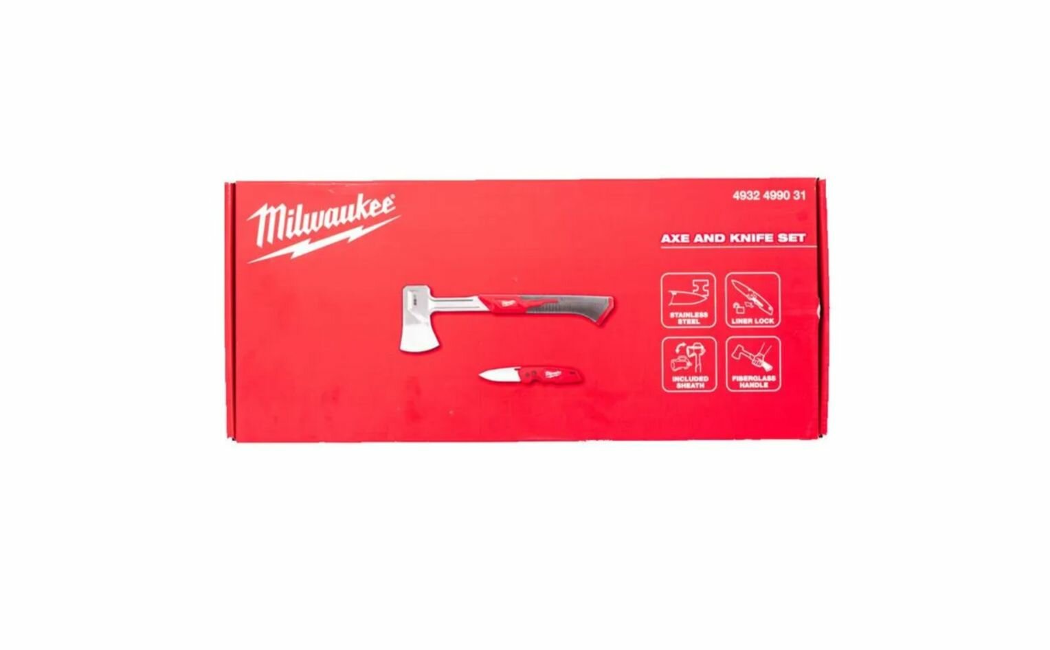 Axe and Knife Set Milwaukee топор колун + нож Fastback 4932499031
