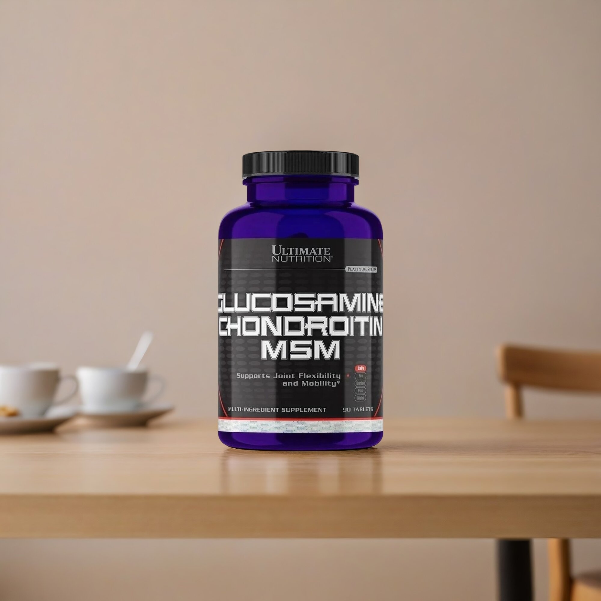 Защита и восстановление суставов Glucosamine Chondroitin MSM 90 табл (Ultimate Nutrition) — фото 1
