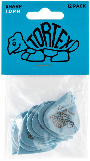Медиаторы Dunlop Tortex, пластик, для разных типов гитар, 12 шт