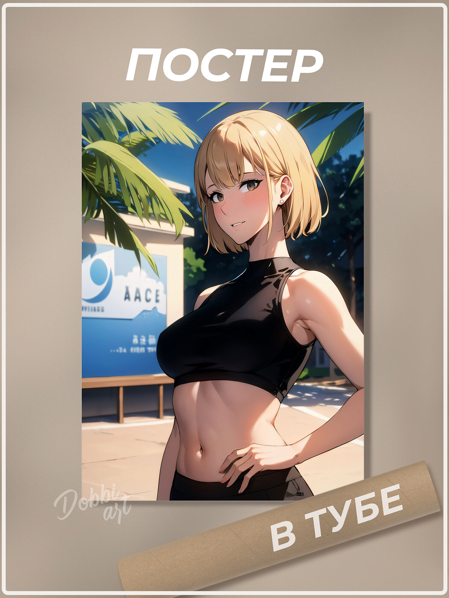 Постер 30х40 см Поднятие уровня в одиночку без рамы/ Аниме Манга Solo Leveling Ча Хэ-Ин Cha Hae-In/ Плакат интерьерный Аниме, в подарок парню, девушке, день рождения