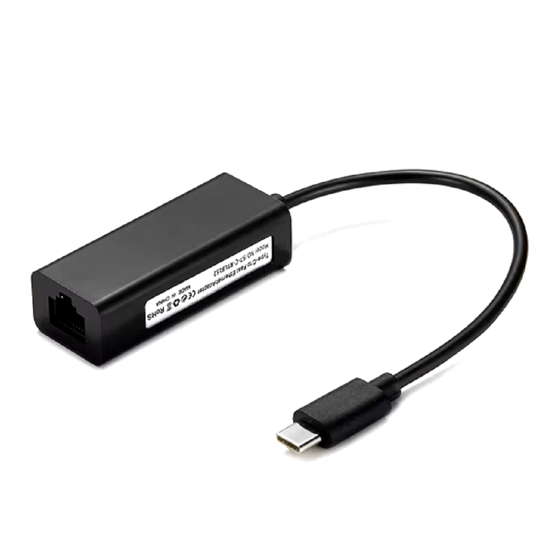 Сетевой адаптер Type C-RJ45, Ethernet, 100 Mbps, для Windows XP/Vista/7/8.1/10 и Linux