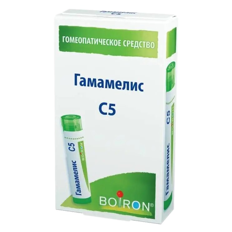 Гамамелис С5 гранулы гомеопатические 4 г 1 шт