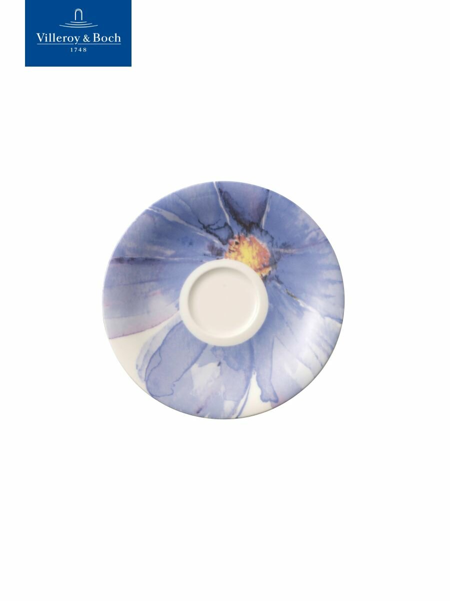 Блюдце для чашки под эспрессо 12 см, Mariefleur Gris Basic, Villeroy & Boch, Премиум-Фарфор