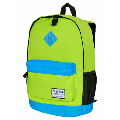 Городской рюкзак Polar 15008 Зеленый с синим