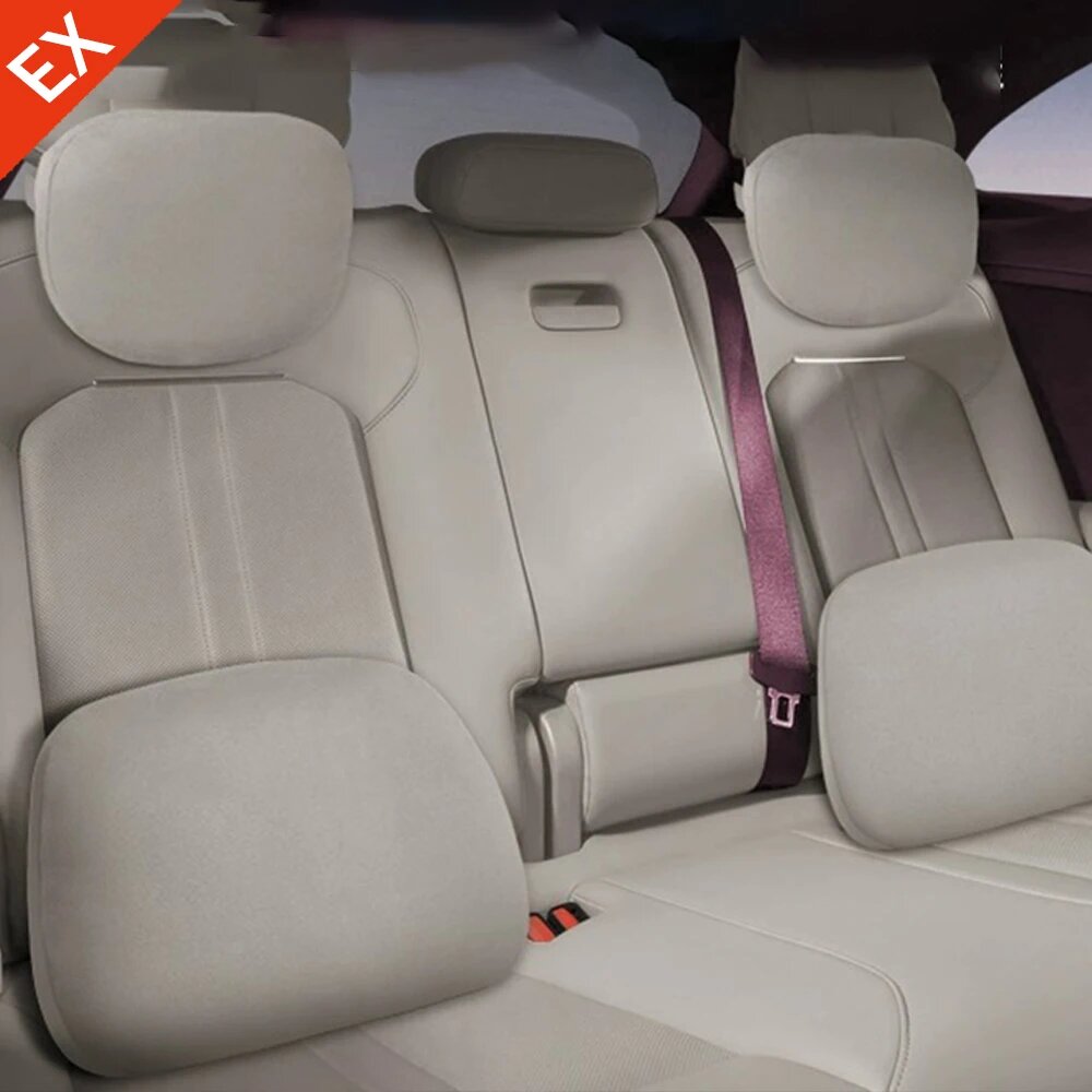 Изображение Аксессуары для Xiaomi YU7 2025, салон автомобиля, подголовник, автоматический подголовник, поддержка шеи, мягкая подушка для шеи, подушка для спины, Orange 1pcs