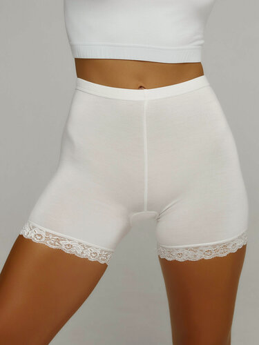Изображение товара Трусы Трусы-шорты высокие. Панталоны от натирания с кружевом.