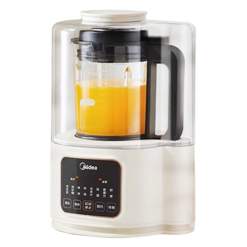 Блендер Midea 13470637, белый, мощность 800 Вт, чаша 1.5 л, 5 скоростей, функция турбо