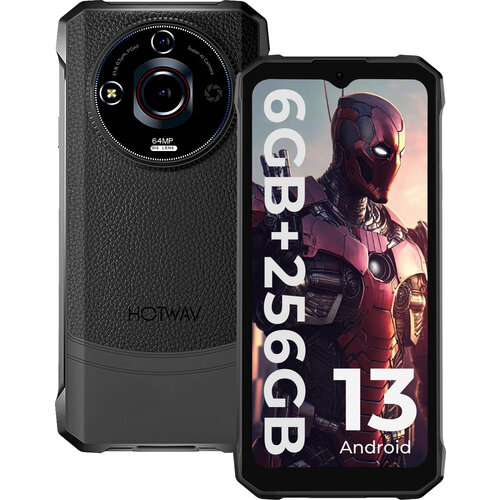 Смартфон HOTWAV T7 Pro 6256 ГБ Global Dual nano SIM elegant black 34999₽