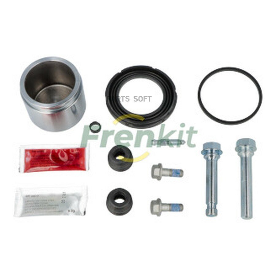 FRENKIT 760790 Ремкомплект заднего суппорта+поршень+комплект направляющих TOYOTA CAMRY 2018- ()