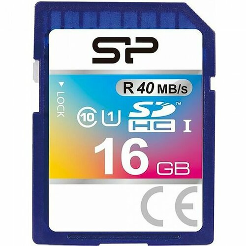 Карта памяти Silicon Power SDHC 16Gb I Class 10