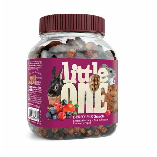 Little one Лакомство для грызунов Ягодное, 200 г, 3 уп