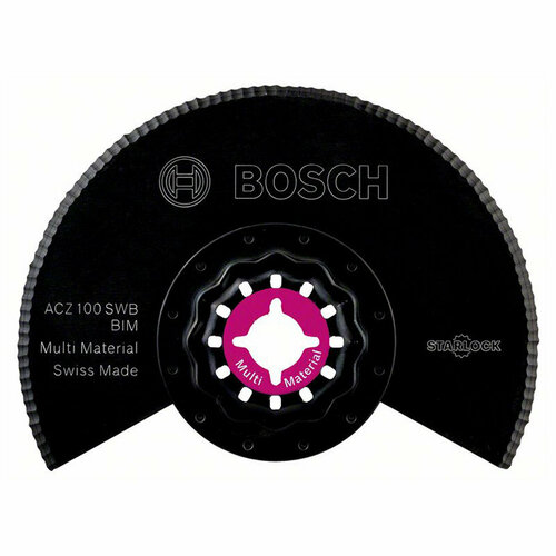 Пильное полотно Starlock Bosch ACZ 100 SWB BIM Multi Material, (1.00шт.) насадка bosch acz 85 eb 2609256943 starlock
