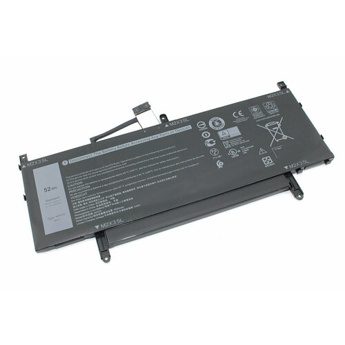 Аккумуляторная батарея для ноутбука Dell Latitude 9510 (N7HT0) 7.6V 52Wh/6500mAh для dell latitude 5400 б у материнская плата с процессором i5 8265u 08 мм 5t φ edc41 системная плата 100% работает идеально