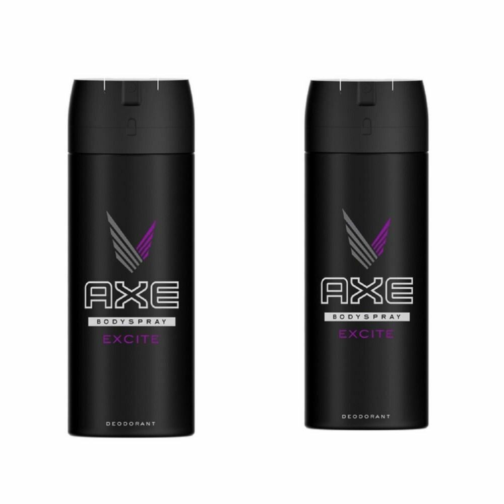 Дезодорант-аэрозоль Axe Эксайт 2 шт. по 150мл