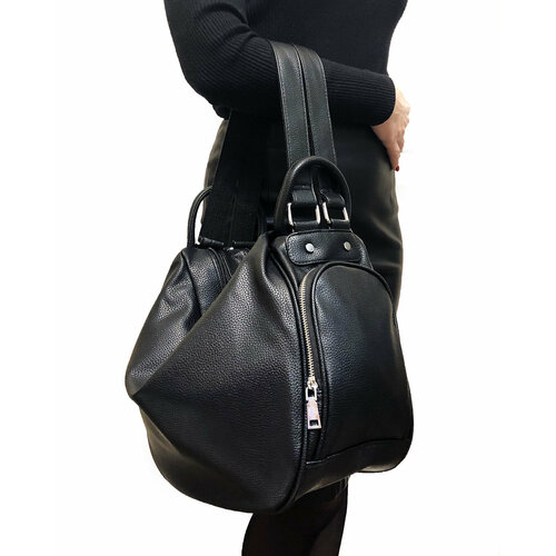 фото Сумка шоппер , фактура гладкая, черный bental