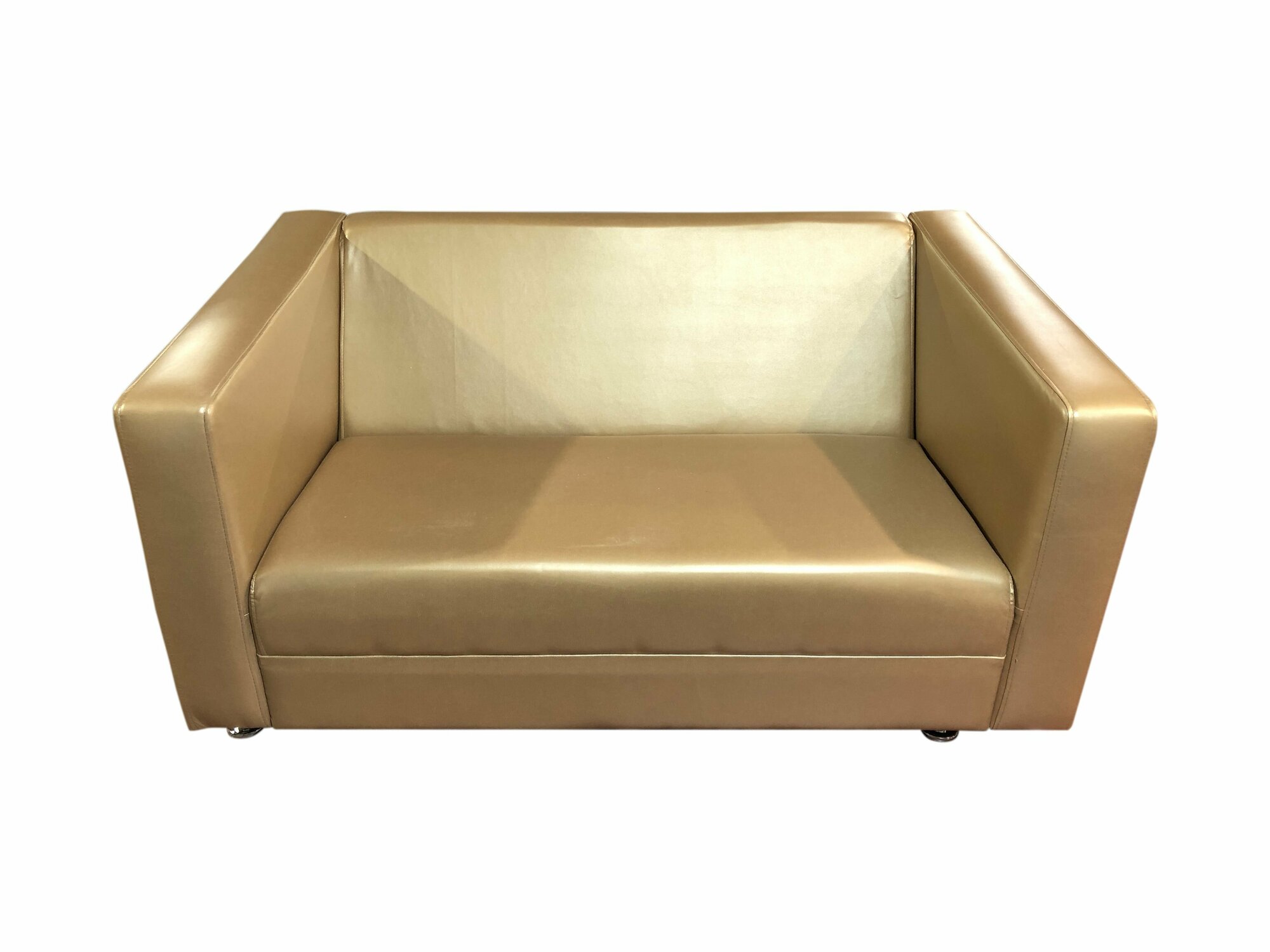 фото Диван двухместный Барбадос золотой