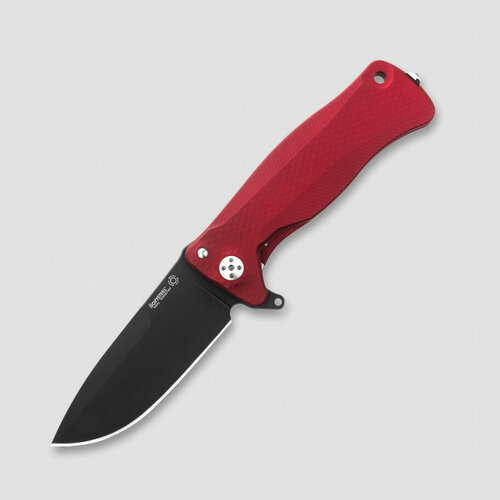 фото Нож складной «sr11 aluminum red», длина клинка: 9,4 см, материал клинка: сталь uddeholm sleipner l/sr11a rb lionsteel