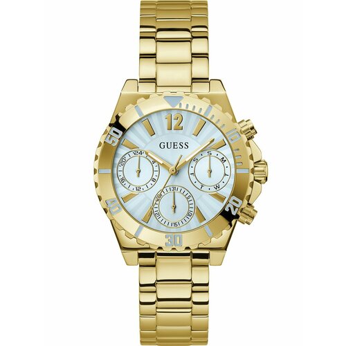 фото Наручные часы guess gw0696l2, голубой, золотой