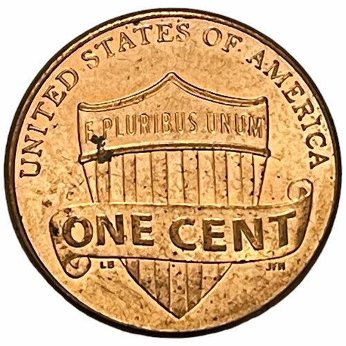 США 1 цент 2015 г. (Shield Cent, Линкольн) (Лот №2) сша 1 цент 2013 г shield cent линкольн d лот 2