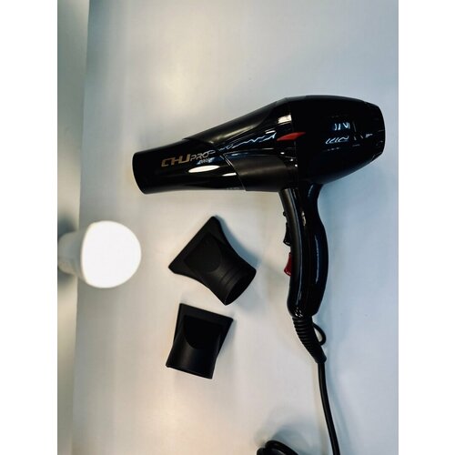 Фен для укладки волос CHU-pro профессиональный с подсветкой мощность 2200-2400W длина кабеля 25м made in PRC 530000₽