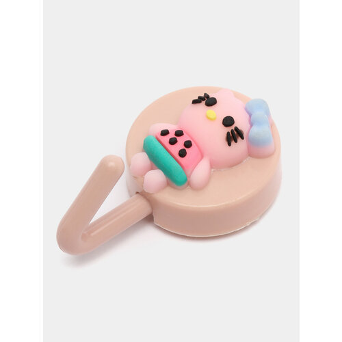 Крючки самоклеящееся цветные мультяшные Цвет Кораллово-розовый 499₽