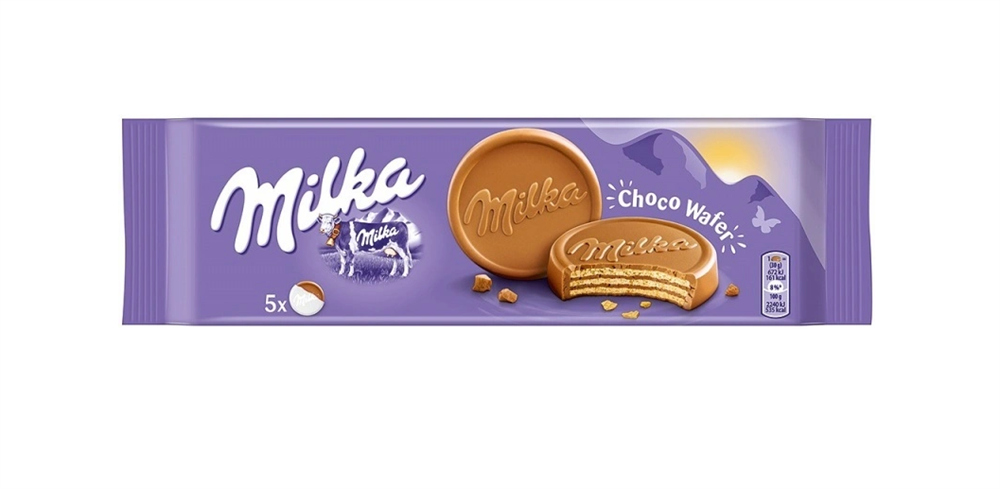 Milka Choco Wafer вафли в молочном шоколаде 150 гр