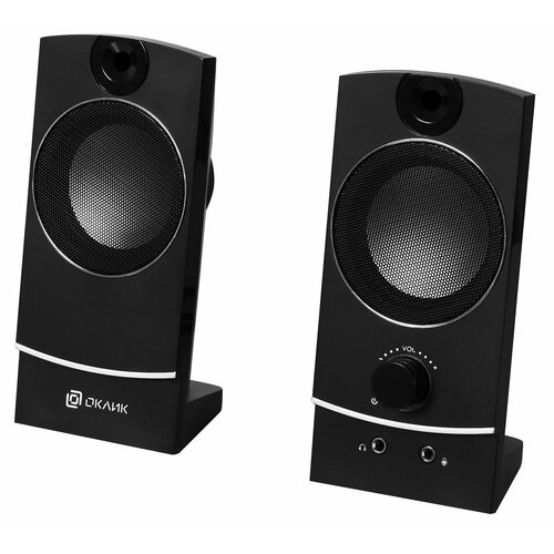 Колонки Оклик OK-118 20 черный 4Вт 147400₽