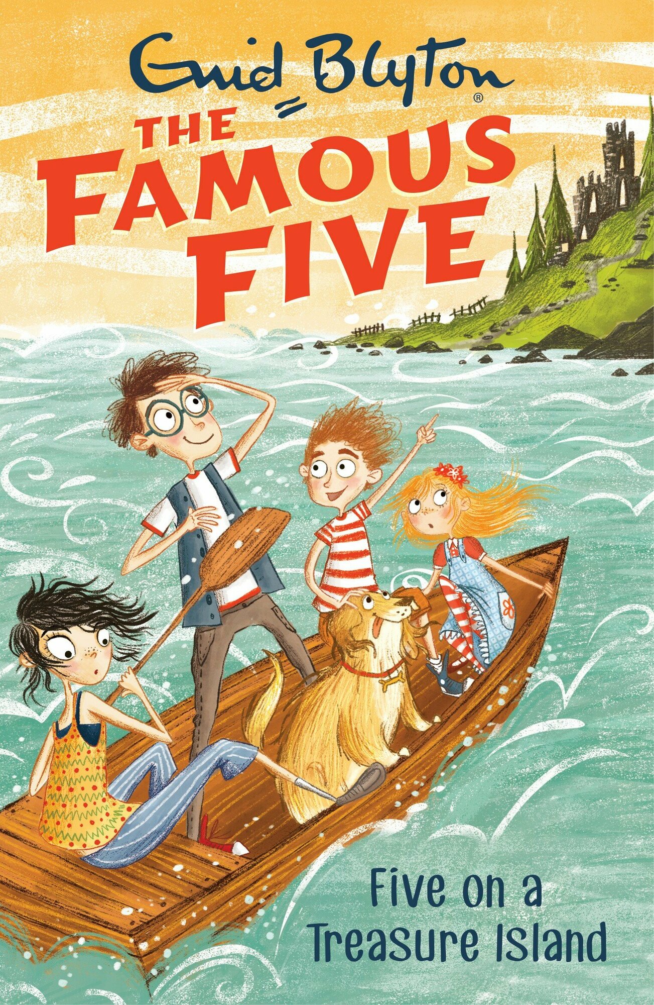Five On A Treasure Island / Blyton Enid / Книга на Английском / На острове сокровищ / Блайтон Энид Мэри - фото №1