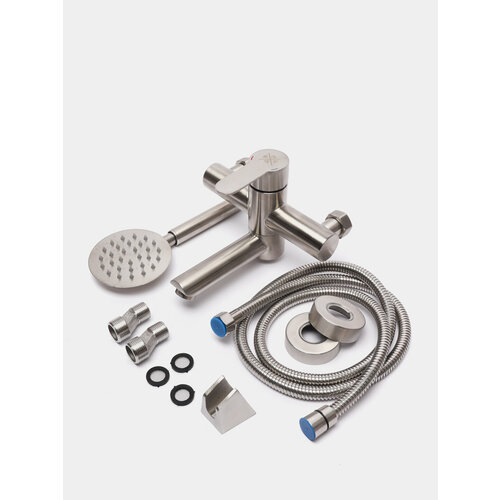 Смеситель для ванны и душа РМС SUS124-009E нержавеющая сталь 12232₽