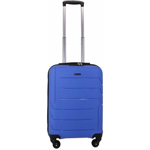 фото Чемодан rion+ 461vlt, 39 л, размер s, фиолетовый, синий