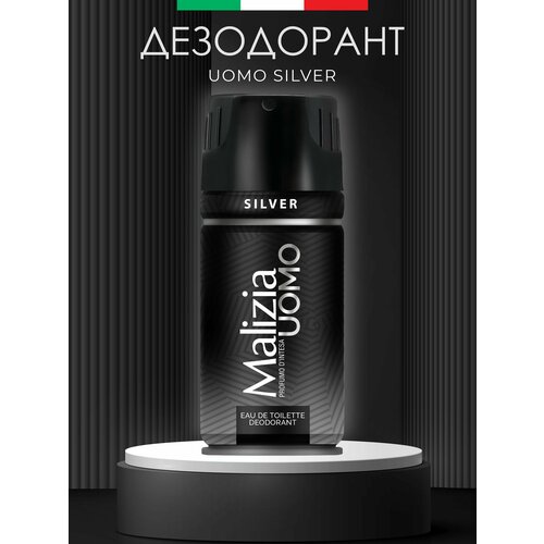 Malizia Дезодорант мужской аэрозоль Silver 150 мл
