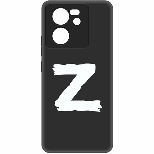 Чехол-накладка Krutoff Soft Case Z для Xiaomi 13T Pro черный чехол накладка krutoff soft case пряник для xiaomi 13t pro черный