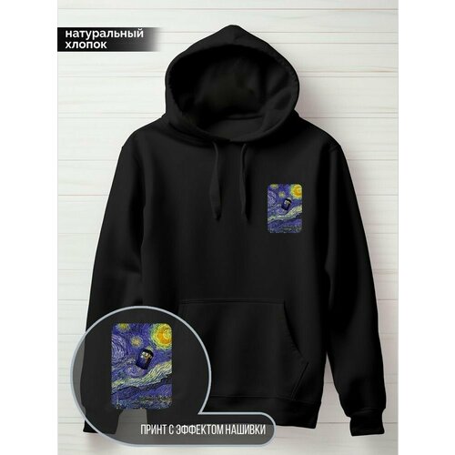 фото Худи hypnotica, размер 3xs, черный