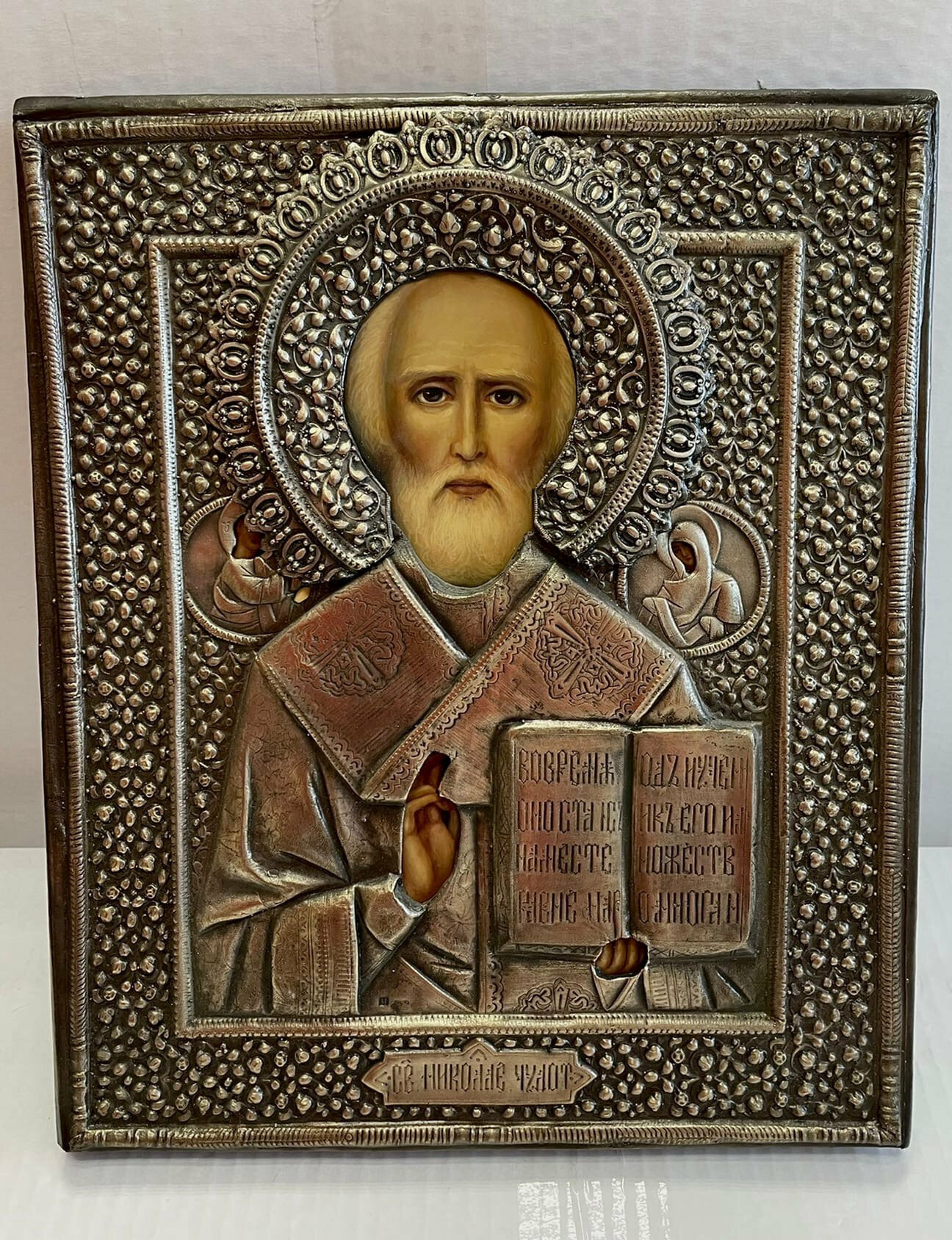 Рукописная икона Святитель Николай Чудотворец